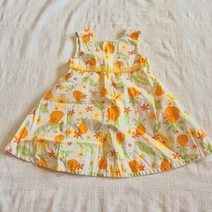 Gymboree girls size 12-18 months Pina Colada line pineapple design VGUC